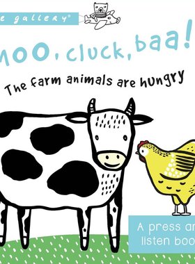 现货 英文原版 Moo, Cluck, Baa! The Farm Animals are Hungry