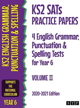 【预售 按需印刷】KS2 SATs Practice Papers 4 English Grammar  Punctuation and Spelling Tests for Year 6