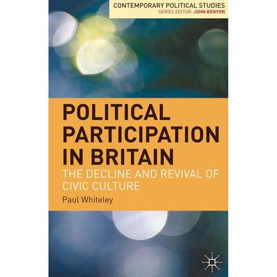 预售 Political Participation in Britain英文原版 Bloomsbury