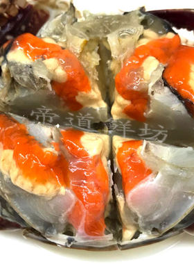 舟山宁波野生腌制即食呛蟹