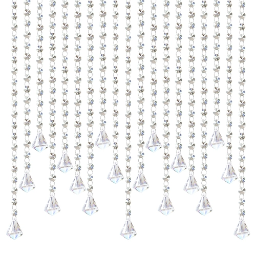 Кристаллические восьмиугольные бусины из бусин бусины цепные шарики занавес