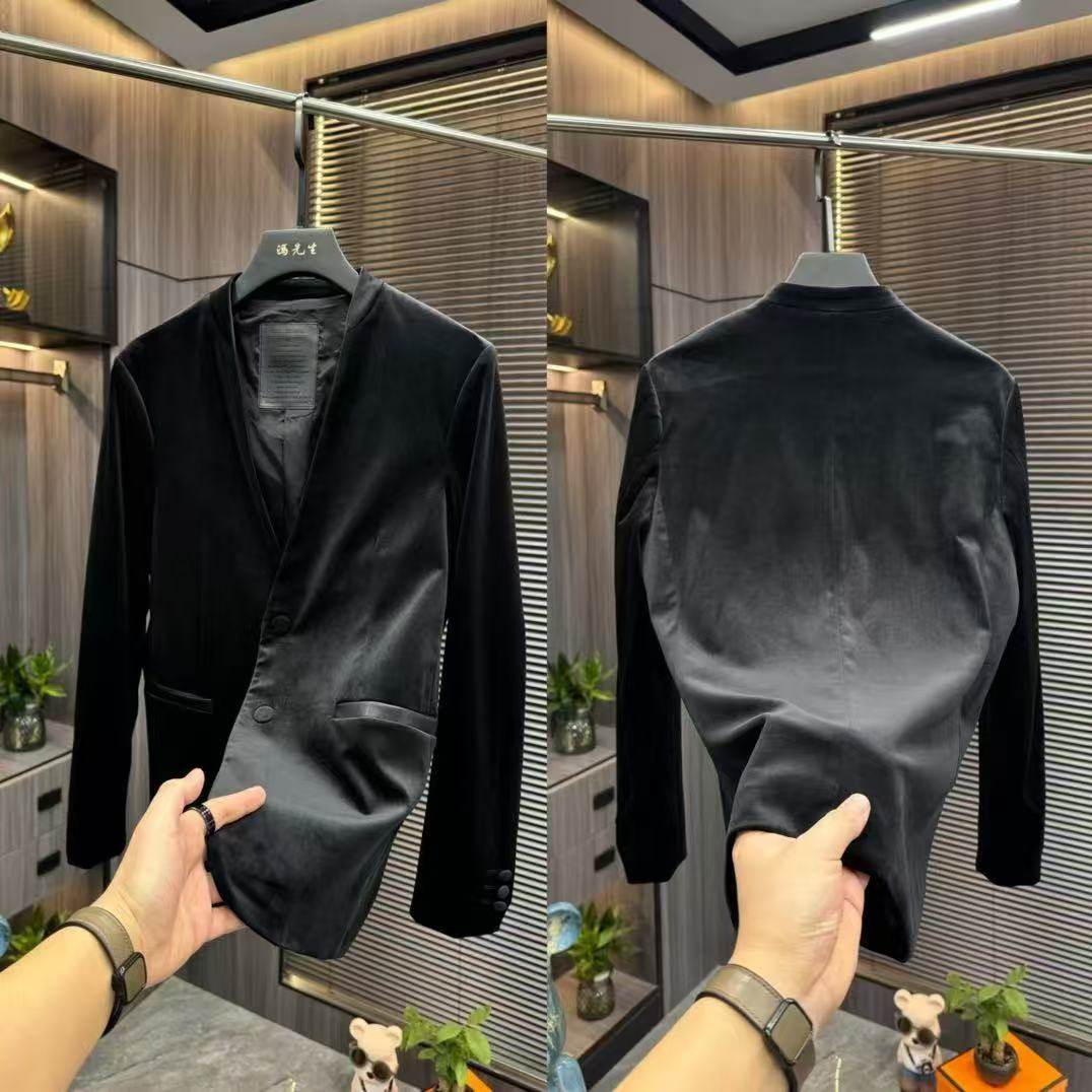2025新款男士休闲西服外套时尚潮流百搭高级感帅气西服外套潮流