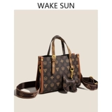 Вместительная и большая сумка на одно плечо, изысканный стиль, в западном стиле