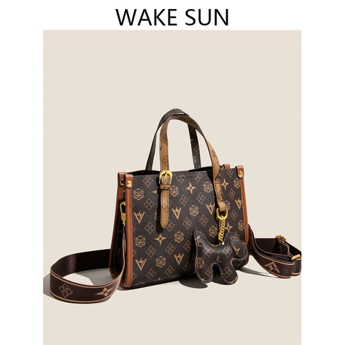 Вместительная и большая сумка на одно плечо, изысканный стиль, в западном стиле