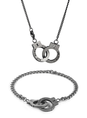 暗黑潮男ins小众风钛钢单身手链