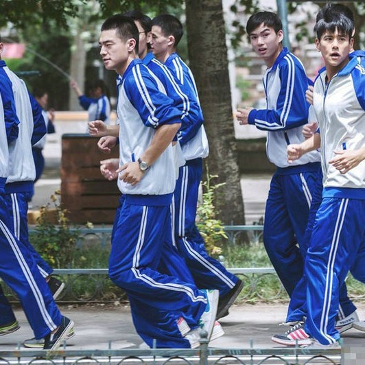 匆匆那年校服套装学院风初高中学生班服韩版蓝白运动会校园风服装