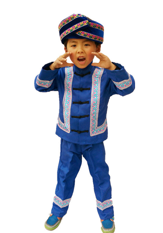 云南葫芦丝少数民族风学生演出服