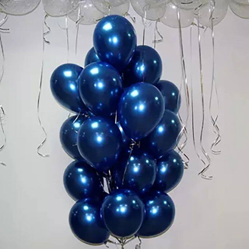 30pcs 5/10/12inch ink blue latex balloons dark blue helium a
