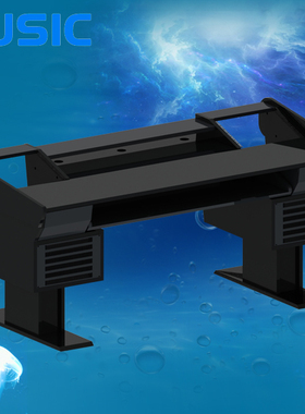 LEMUSIC全实木录音棚调音桌混音工作台88键电钢台设备桌