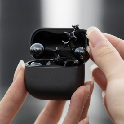 耳夹式适配饰用于华为Freeclip1/2代耳机钻扣装饰品高级感二代女