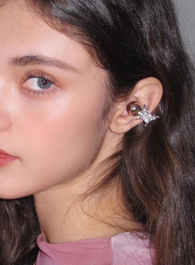 耳机夹适用华为freeclip2钻扣配饰品满钻蝴蝶配饰品高级感装饰女