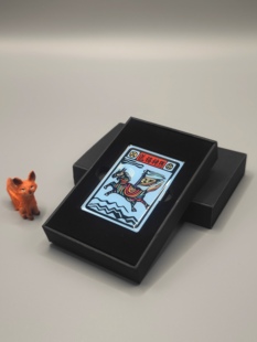 云南非遗白族甲马创意冰箱贴 添福礼 财神等12种款式 版权勿抄