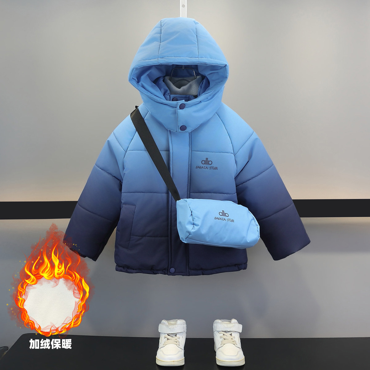 男童冬季棉衣2025新款保暖棉服