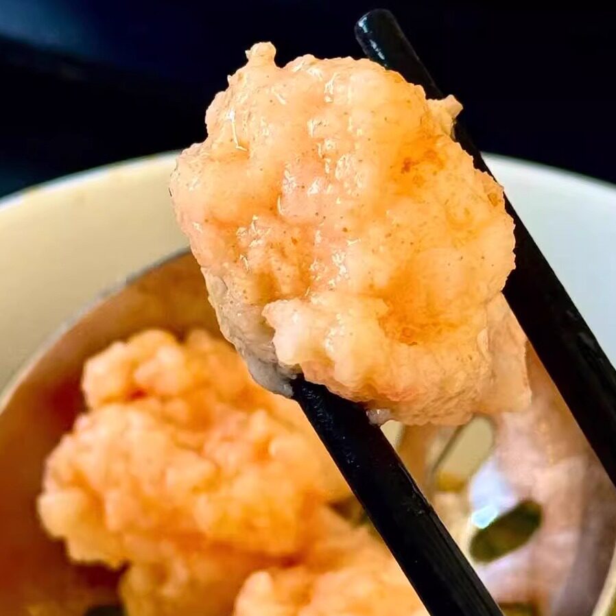 蛋婶儿海味虾滑虾饼盐田虾海鲜水产95%虾肉手打新鲜无添加虾仁