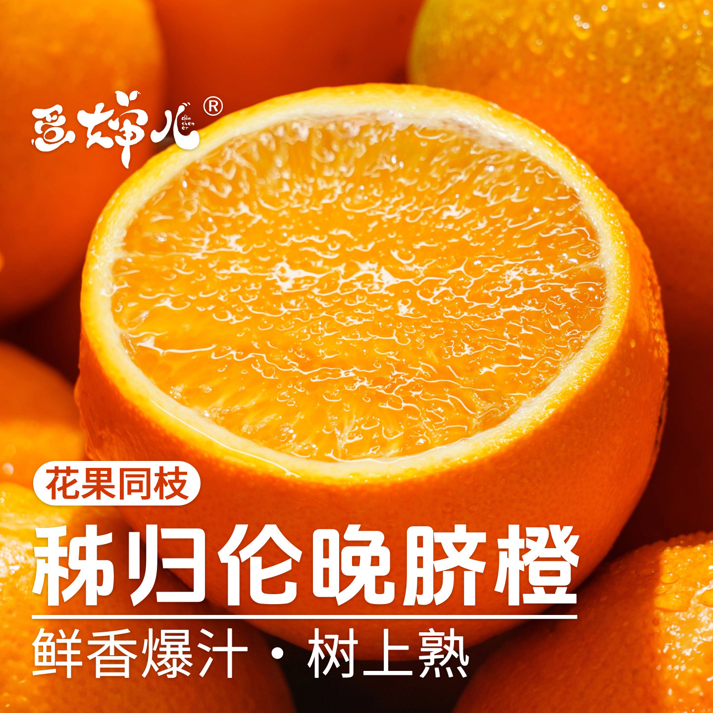 蛋婶儿伦晚脐橙秭归伦晚橙新鲜橙子甜橙时令礼盒湖北秭归春橙