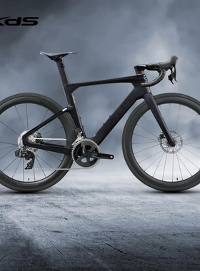 喜德盛AD7公路自行车超轻碳纤维破风气动公路车竞技赛车单车