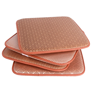 夏季藤席坐垫夏天办公室电脑椅垫车凉垫子学生餐椅垫凉席沙发座垫