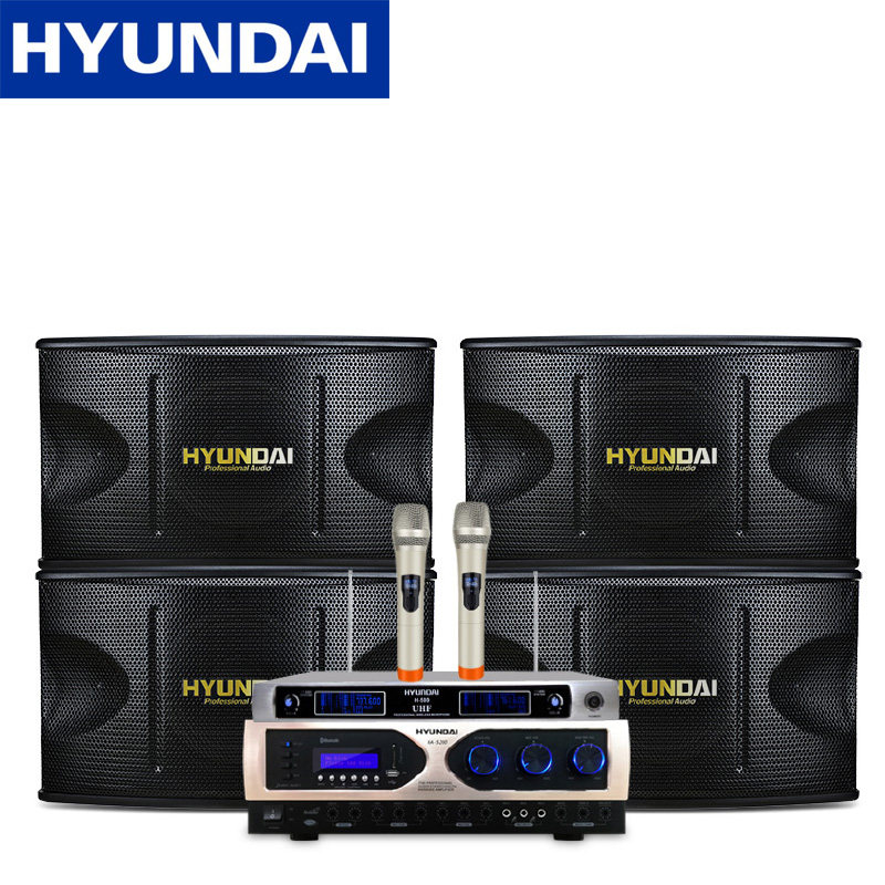 HYUNDAI/现代 家庭KTV家用音响套装会议家庭影院卡拉OK大功率音箱