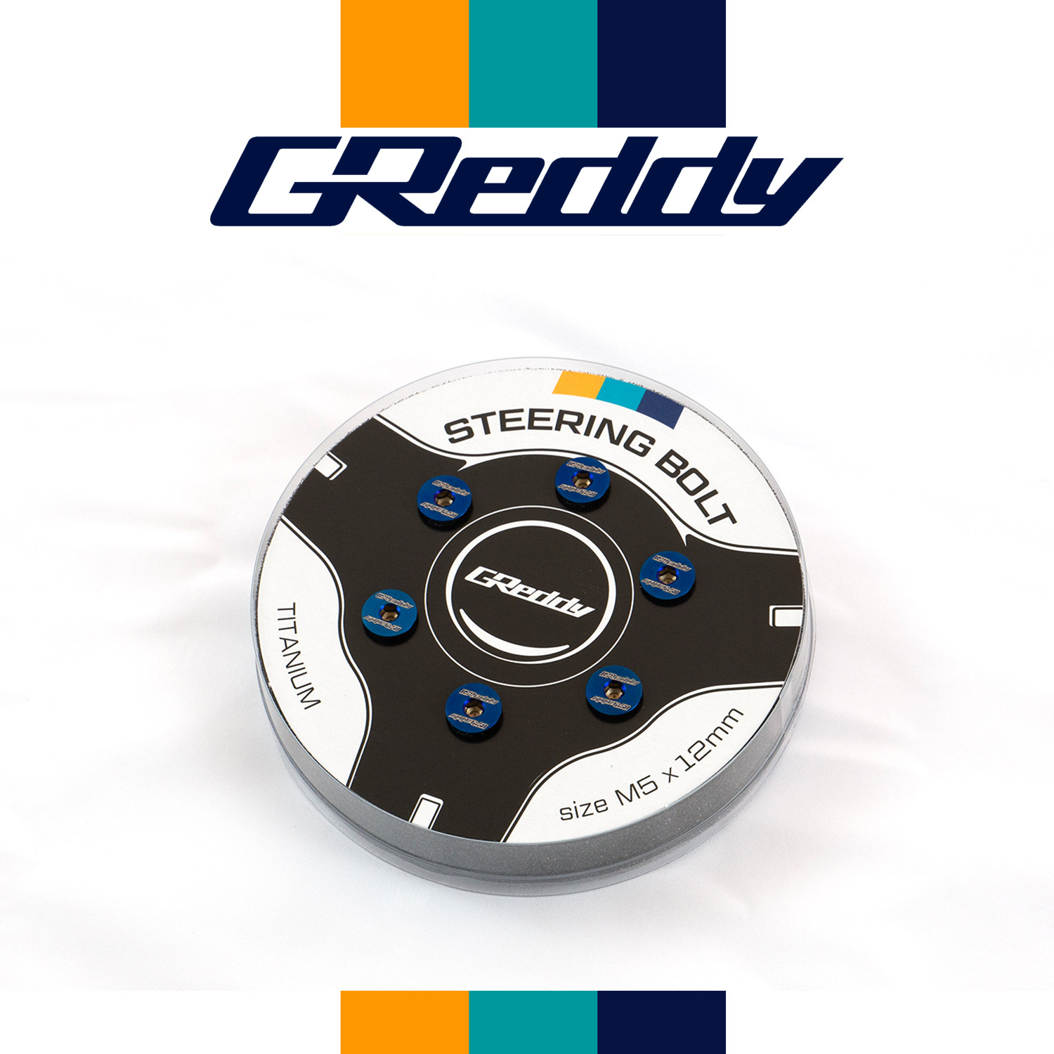 正品GReddy 日本通用JDM改装方向盘钛合金螺丝 NARDI/MOMO/WB底座