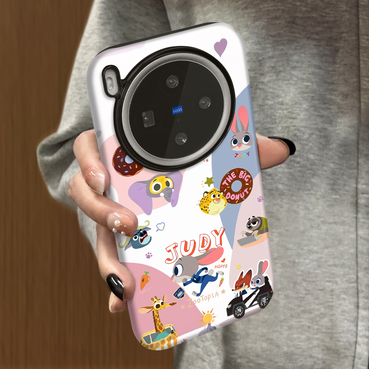 奔跑朱迪适用vivox300手机壳x200promini新款x100ultra男x90s女款60x80x70情侣15vivos30s20s17t19套18e16pro