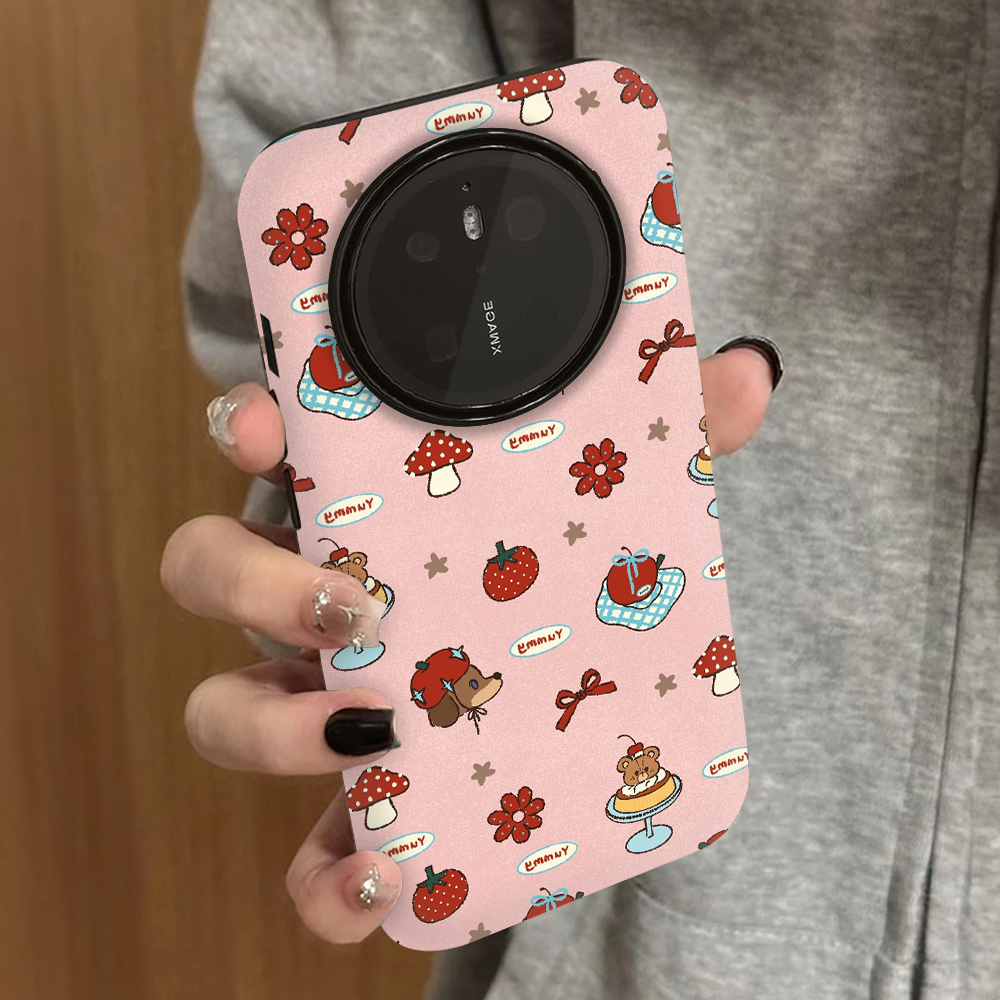 草莓狗狗适用华为mate70pro手机壳mate60pro+新款50e防摔男mate30epro女款40por情侣菲林70proplus保护40e套