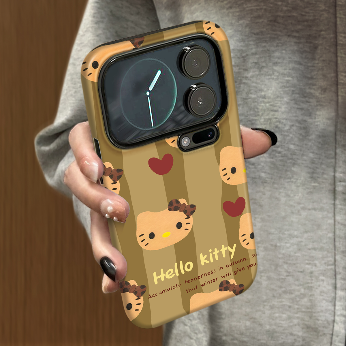 条纹kt猫适用小米17手机壳15新款14ultra13男12x女款11红米k90k80k60k50k70e至尊版note15pro+turbo4套civi3