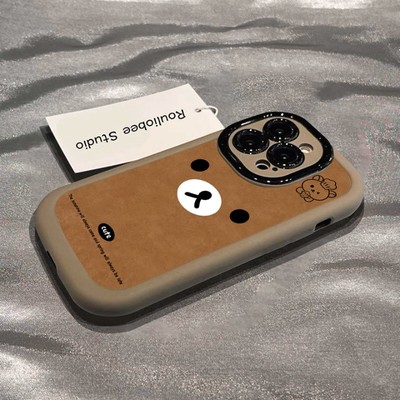 草莓小熊适用opporeno12手机壳reno11新款10pro+男5k4se3女款8r15情侣7reno6oppor17oppok9s套k12k11x