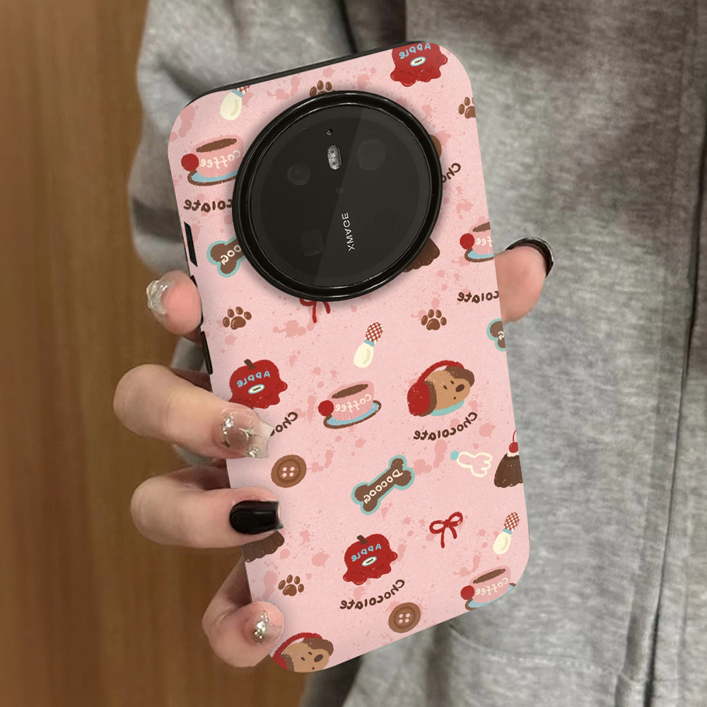 耳机小狗适用华为mate70pro手机壳mate60pro+新款50e防摔男mate30epro女款40por情侣菲林70proplus保护40e套