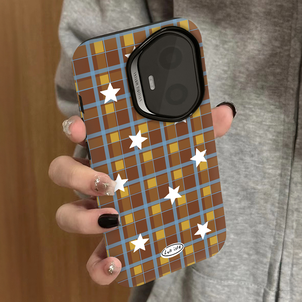 星星格子适用荣耀400手机壳300ultra新款200pro男100女款90gt80x40gt情侣x70x60x50i8至尊版5套4magic7pro6