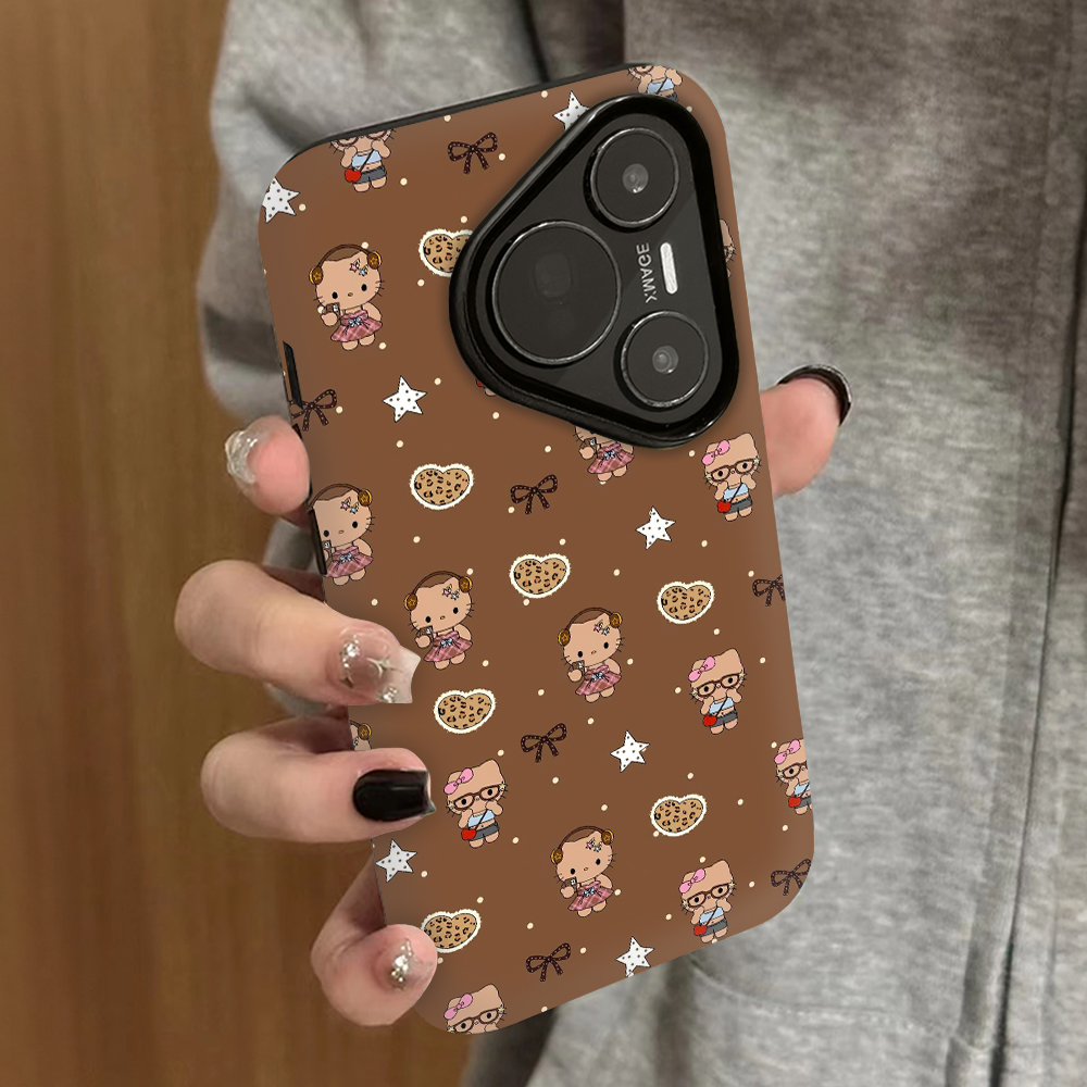 时尚kt猫适用华为pura80ultra手机壳p60新款pura70pro+防摔p50e男p40por女款p70至尊版情侣畅享70pro保护套