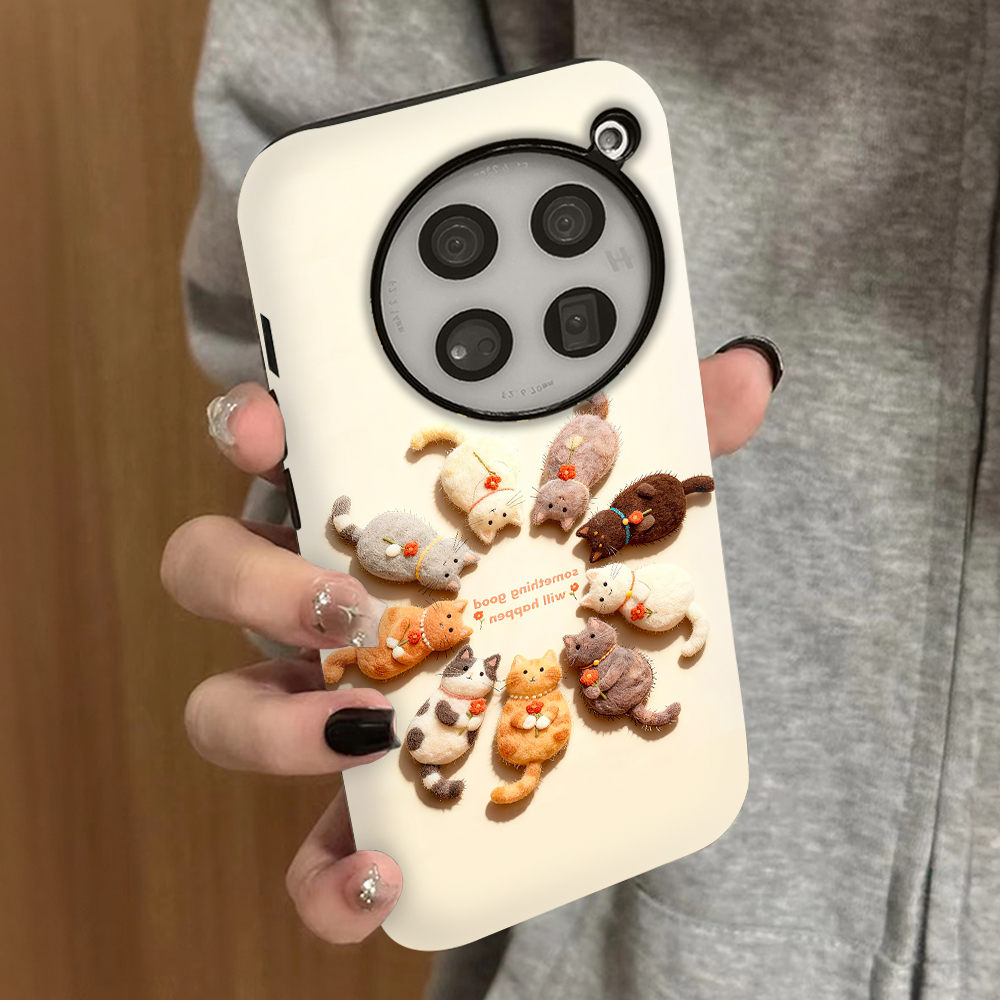 小花猫咪适用一加13T手机壳12新款ace5pro防摔ace3菲林男ace2v女款acepro情侣oneplusace竞速版10pro保护套