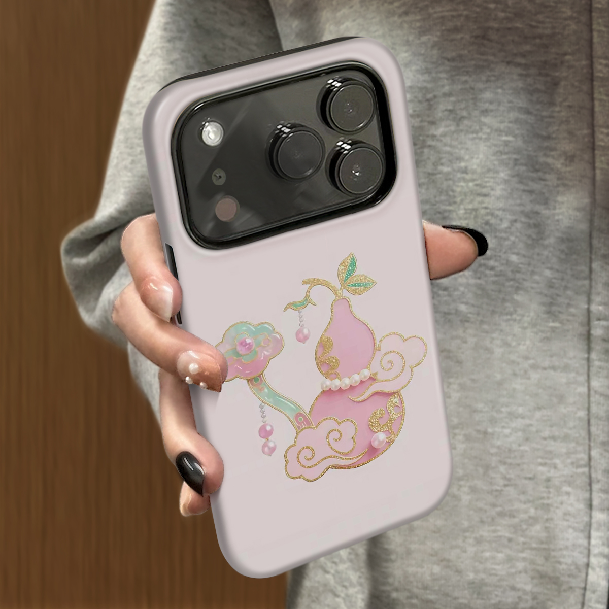 如意葫芦适用苹果17promax手机壳iPhone16pro新款15plus防摔14菲林13男12xsmax女款11xr情侣3se2外壳7套8plus