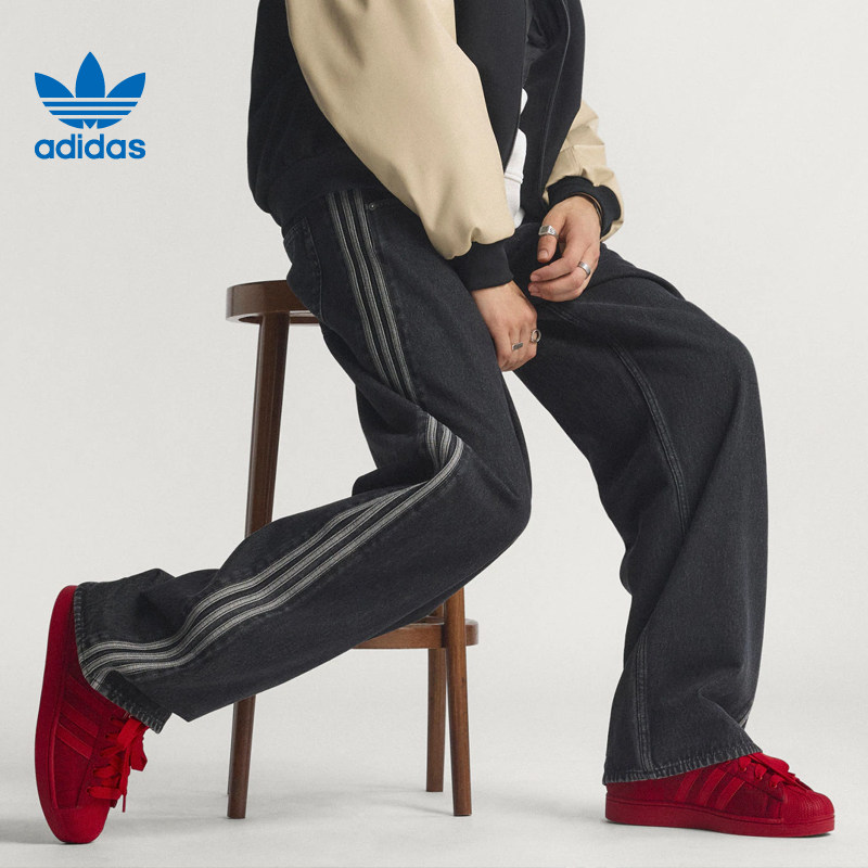 adidas阿迪达斯三叶草男子运动休闲长裤裤子KD1497图片