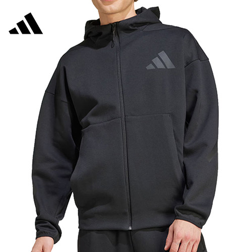 adidas阿迪达斯男子运动休闲夹克外套JE7538