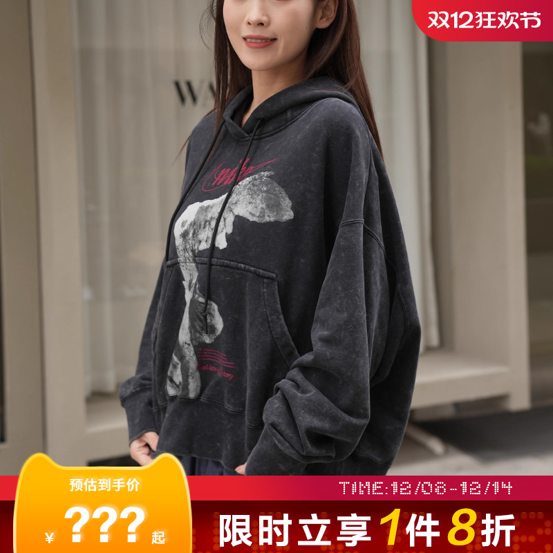 nike耐克女子运动休闲卫衣套头衫IO0489-010