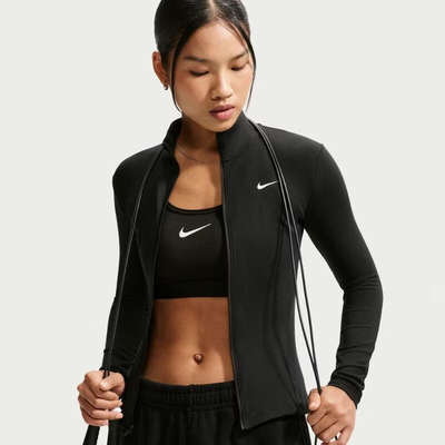 Nike耐克女子跑步训练修身外套秋DRI-FIT速干透气夹克IM7047-010