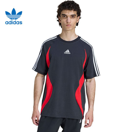 adidas阿迪达斯三叶草男子运动休闲短袖T恤KE2777