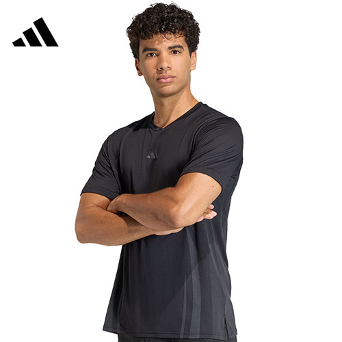 adidas阿迪达斯男子运动休闲短袖T恤KT3260