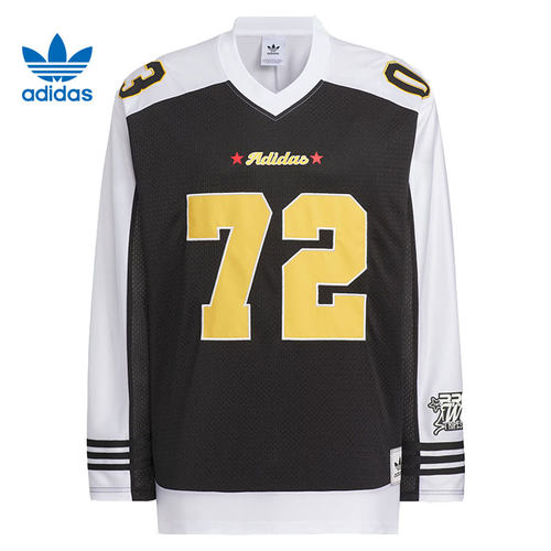 adidas阿迪达斯三叶草男子运动休闲长袖T恤KA8003