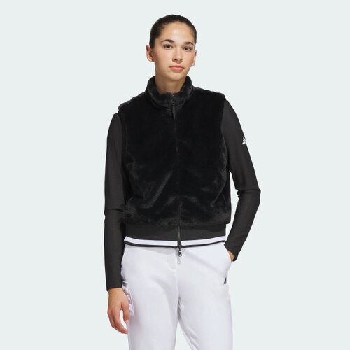adidas阿迪达斯女子REV. FUR VEST双面穿休闲棉马甲 KG2165