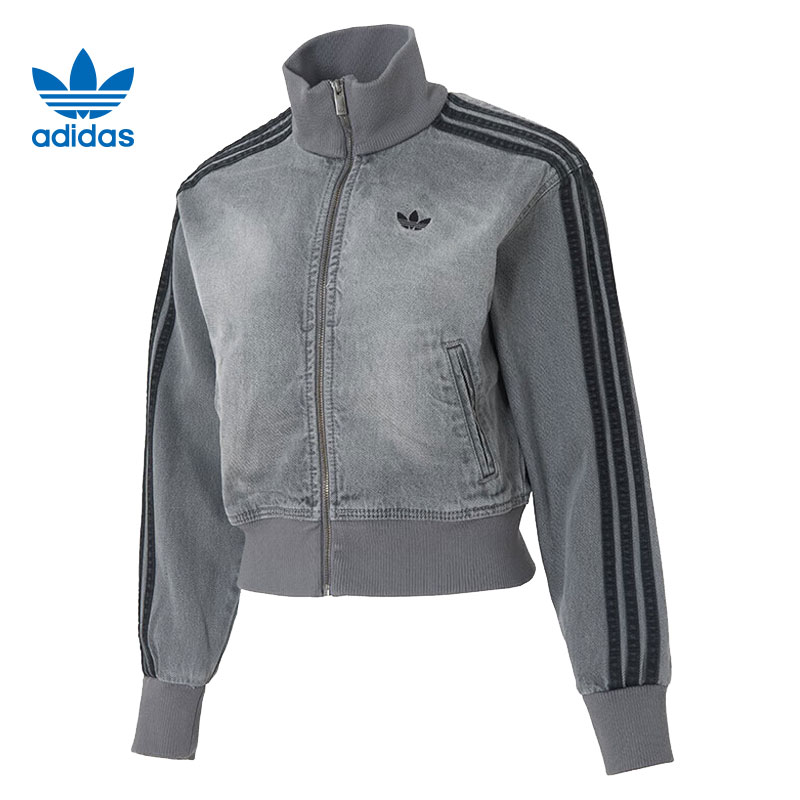 adidas阿迪达斯三叶草女子运动休闲夹克外套JY2564