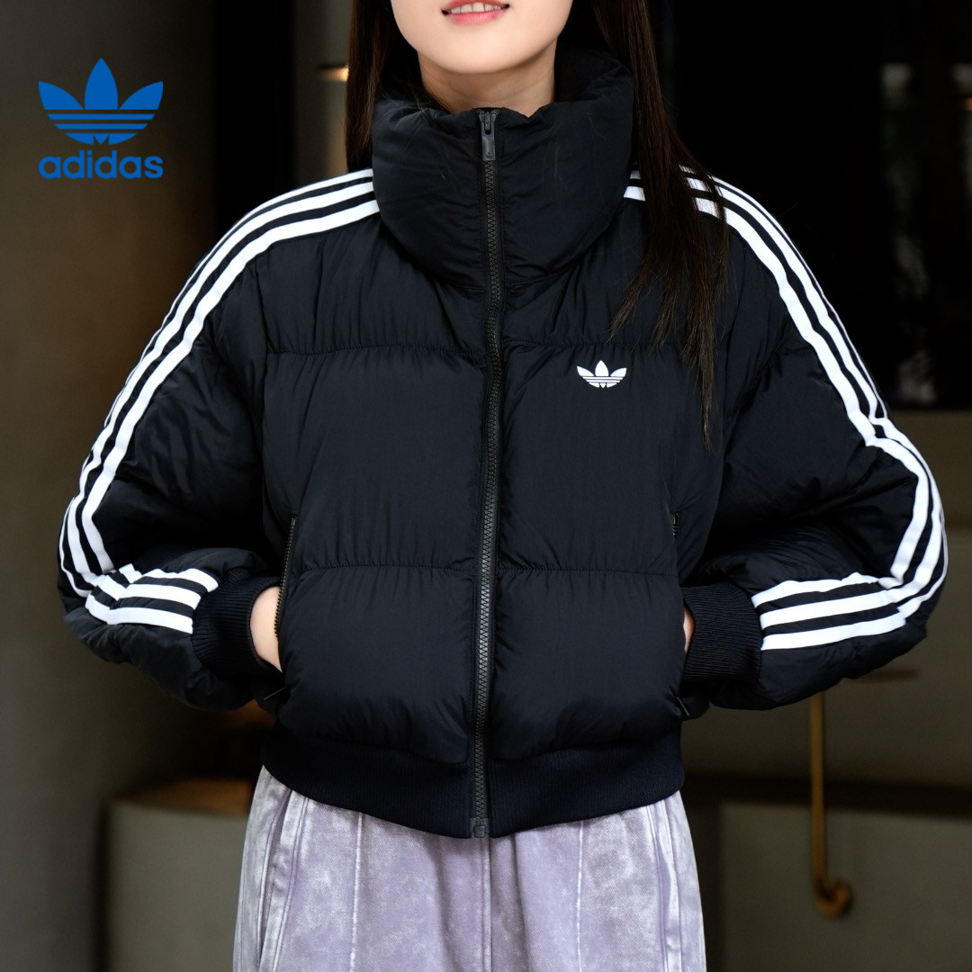 adidas阿迪达斯三叶草女子运动休闲棉服外套JX2970,运动服/休闲服装,运动棉衣,淘宝优惠券,粉丝福利购,淘宝优惠卷