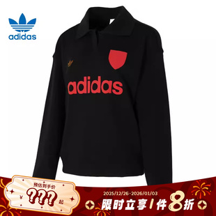 adidas阿迪达斯三叶草女子运动休闲卫衣套头衫 JY3527