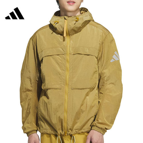 adidas阿迪达斯春季男子运动休闲夹克外套JM2047