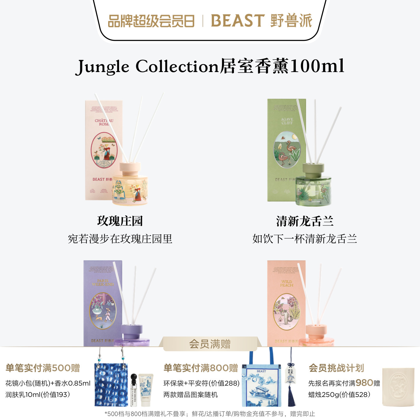 野兽派Jungle散香器礼盒图片