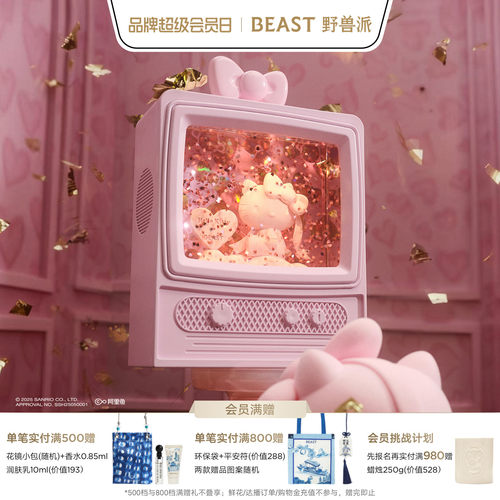 HelloKitty野兽派电视机水晶球
