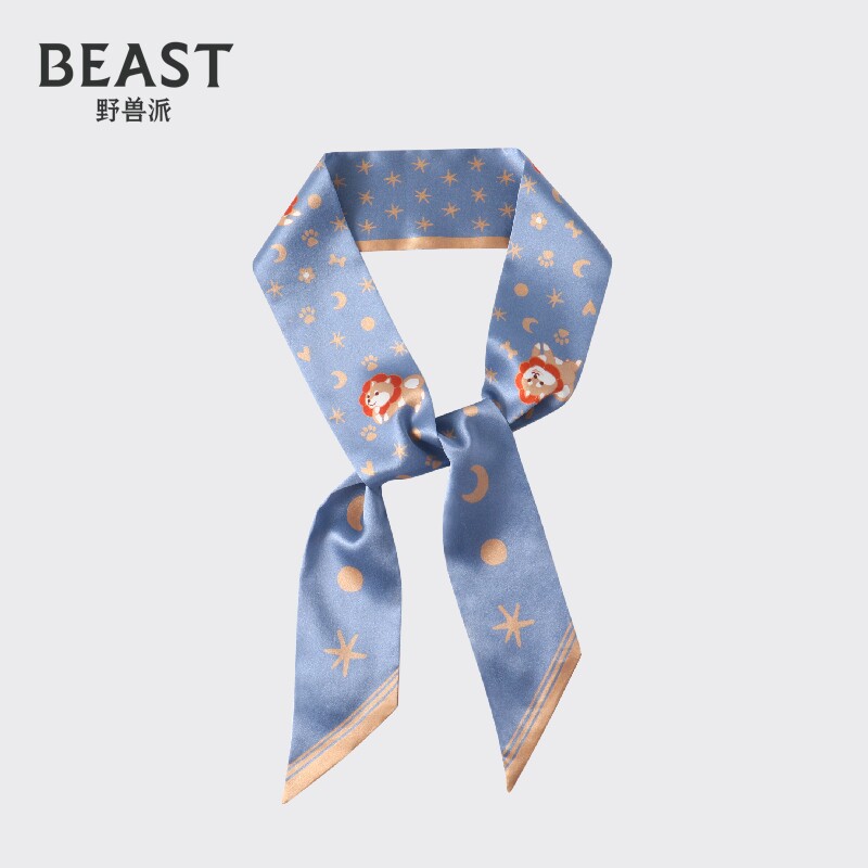 THE BEAST CREATIVE GIFT SILK HEADBAND HAIR ORNAMENT SILK SCARF HAIR ACCESSORIES GIRLS DAY GIFT