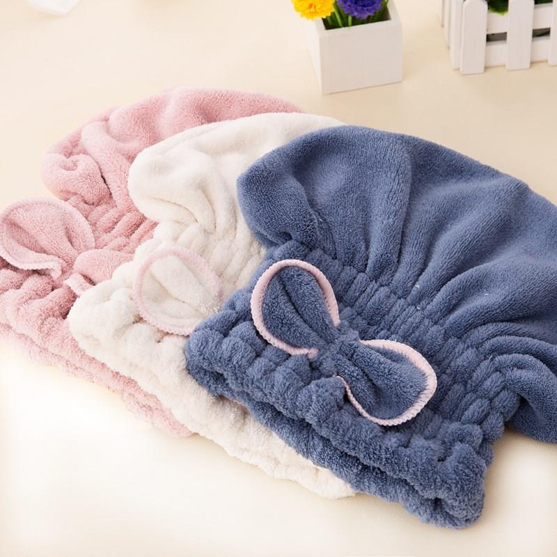 Dry hair cap Supersoft water uptake children Korean Edition girl Shower cap Shampoo cap The month Bamboo charcoal Super thick bow Elastic forcein the Family/Personal Cleaning Tools , Personal care cleaning appliances , Dry hair hat  category - from Buy2taobao.com to provide professional Taobao agent buy service