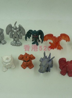 2)动漫周边 万代 数码宝贝 數碼暴龍 DIGIMON 扭蛋 手办 小号摆件