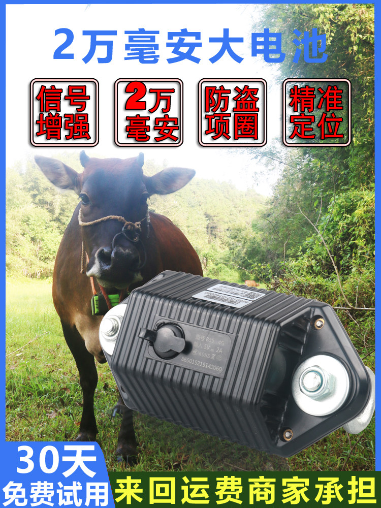 牛羊追踪神器gps定位器山区放牧专用卫星订位动物防丢追跟定仪器j